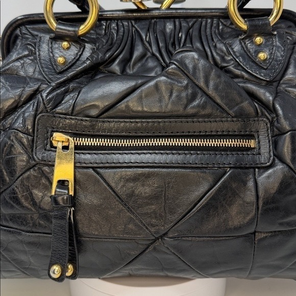 Marc Jacobs Stam Patchwork Quilted Black leather satchel spring 2007 collection - Picture 17 of 17